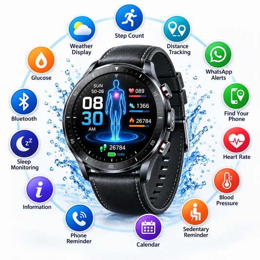 Med-Watch Pro 2.0 (NEW with Glucose Function)